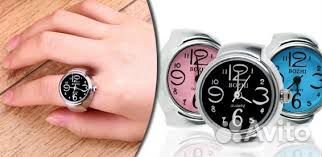Часы перстень