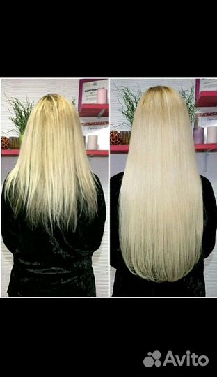 Капсуляция и наращивание волос за один день