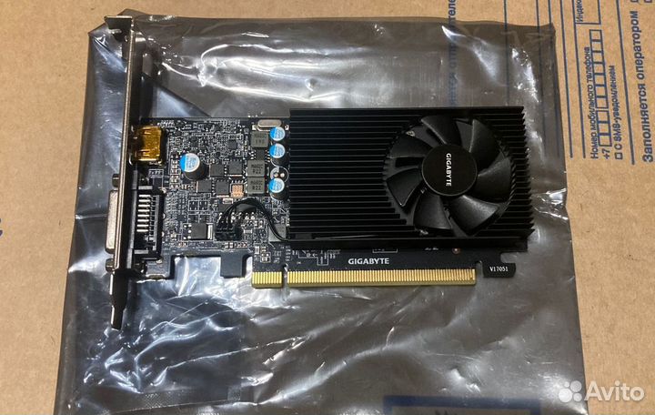 Видеокарта gigabyte GeForce GT 1030