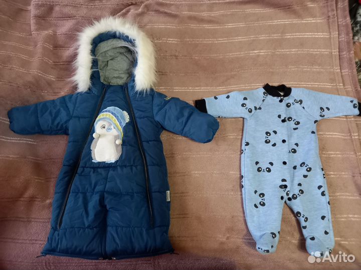 Зимний комбинезон для мальчика