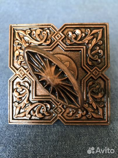 Ручка мебельная с декоративным основанием СССР