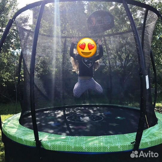 Батуты с сеткой детям на дачу Новые