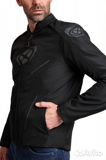 Motorradjacke Ixon Prodigy Schwarz Черный