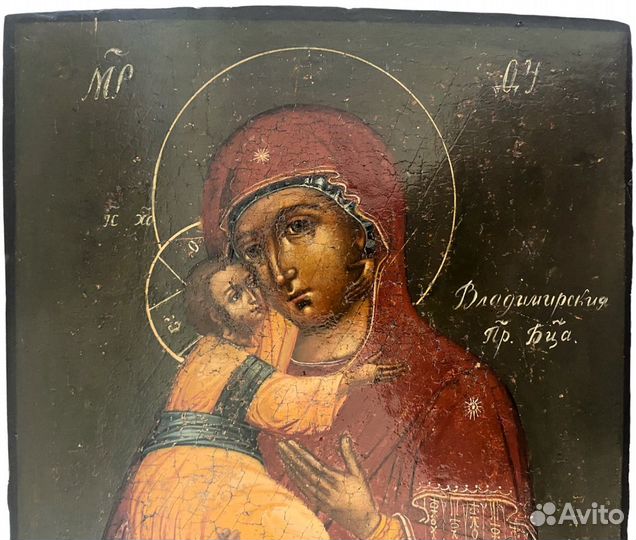 Владимирская икона Божией матери 19 век