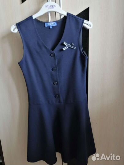 Школьная форма для девочки 134 синяя