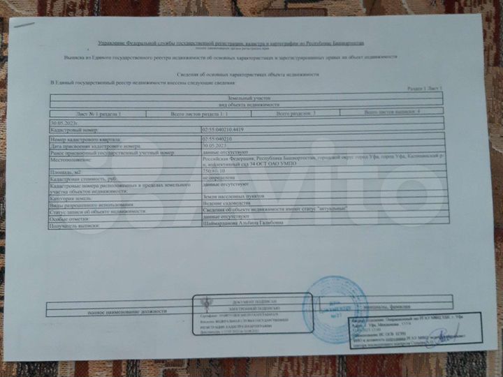 Участок 7,5 сот. (СНТ, ДНП)