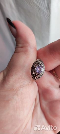 Серебряное кольцо 875
