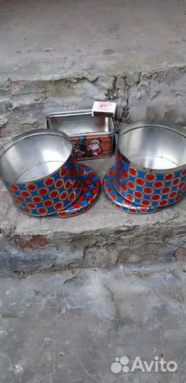 Жестяные баночки СССР