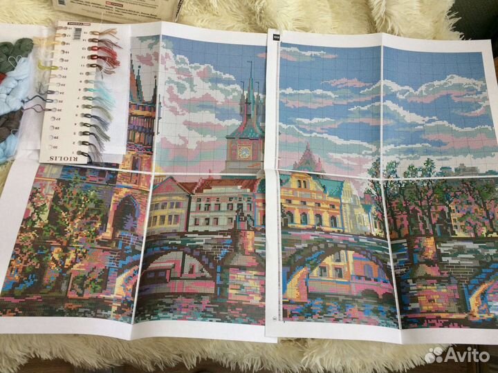 Набор для вышивания крестом Риолис Прага. Карлов м