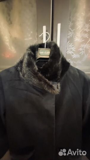 Пальто черное 42-44