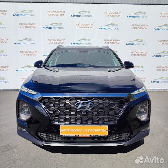 Hyundai Santa Fe 2.2 AT, 2019, 92 567 км