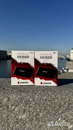 Внешний SSD Kingston 2 Тб external xs 1000