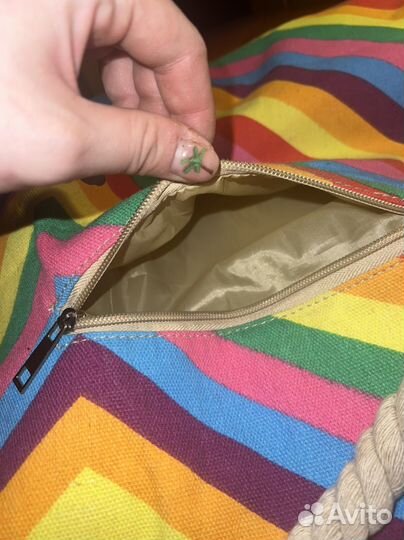Радужная сумка новая
