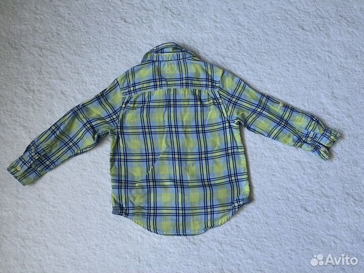 Рубашка в клетку gap 110 рост