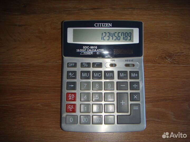 Калькулятор citizen