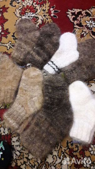 Носки из 100 собачьей и овечьей шерсти