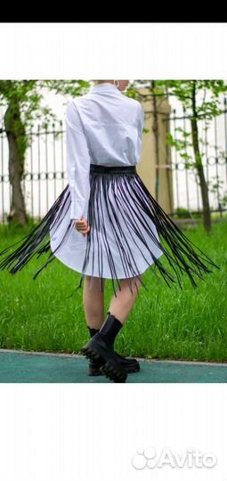 Пояс с бахромой