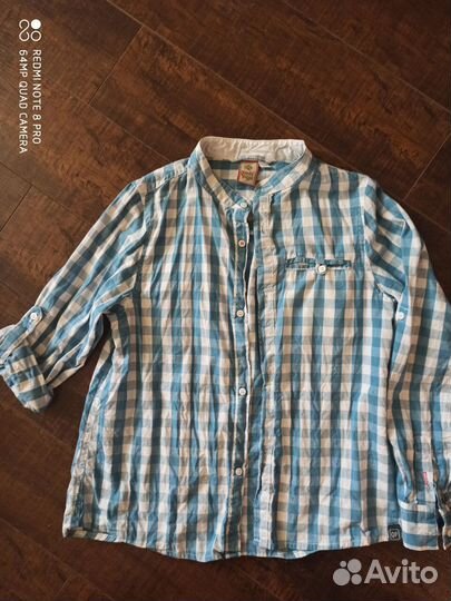 3 рубашки в школу на мальчика р. 134-140