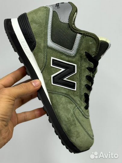 Кроссовки new balance 574 высокие зимние