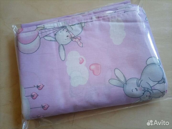 Постельное в кроватку 110*150