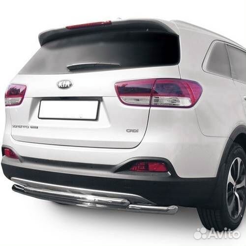 Защита заднего бампера Kia sorento (2015)