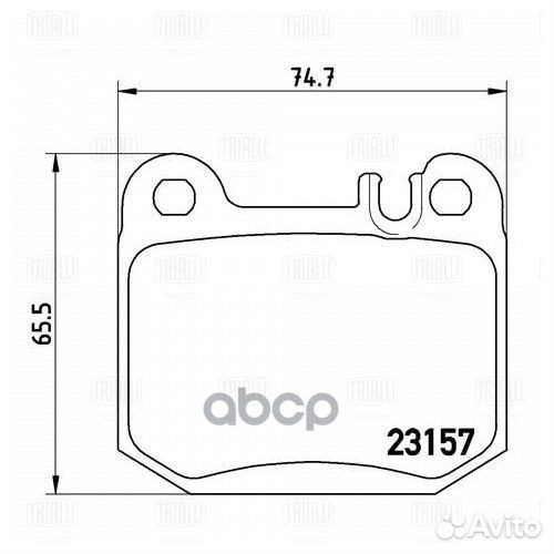 Колодки тормозные mercedes W163 ML270-500 98-05