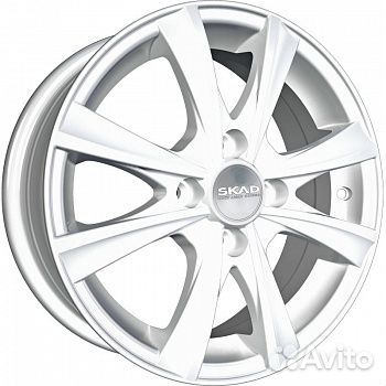 R15 4x100 6J ET45 D54,1 Скад Мальта белый
