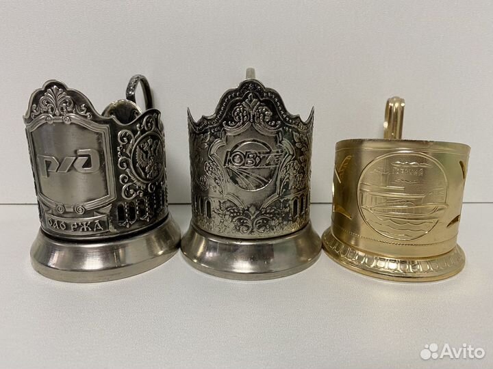 Подстаканник. СССР. Мельхиор. Космос. Звезда