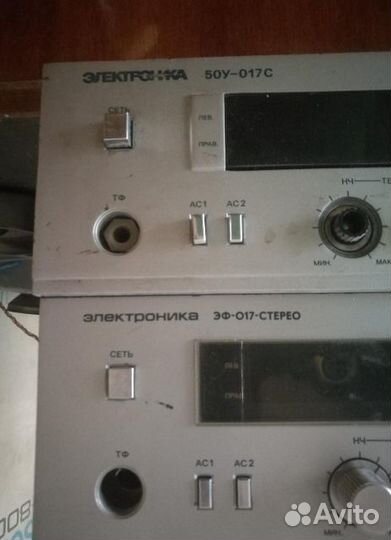 Усилитель Электроника 50у-017с сломаны