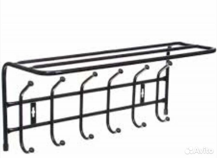 Вешалка настенная металлическая