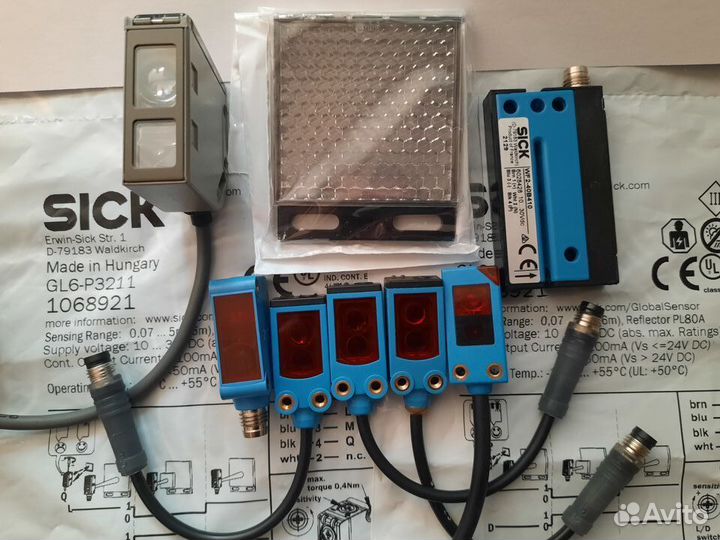 Оптические датчики Sick, Omron, Optex