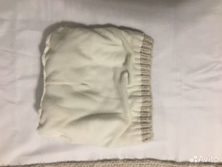 Шапка с шарфом