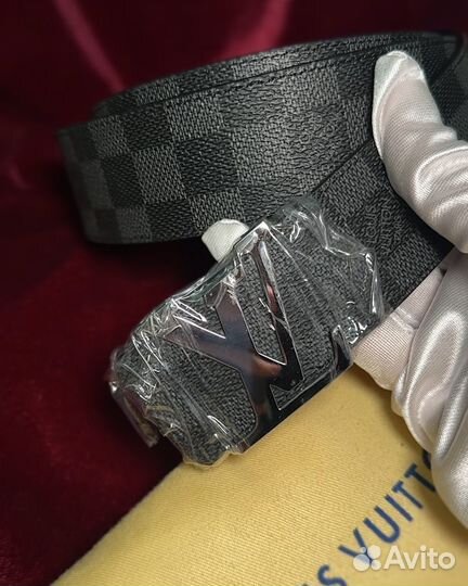 Luis vuitton ремень мужской