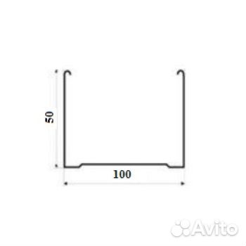 Профиль стоечный пс-2 50x50x3000 мм (0,6 мм)