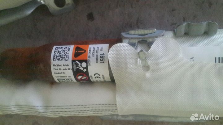 Chevrolet Cruze шторка безопасности