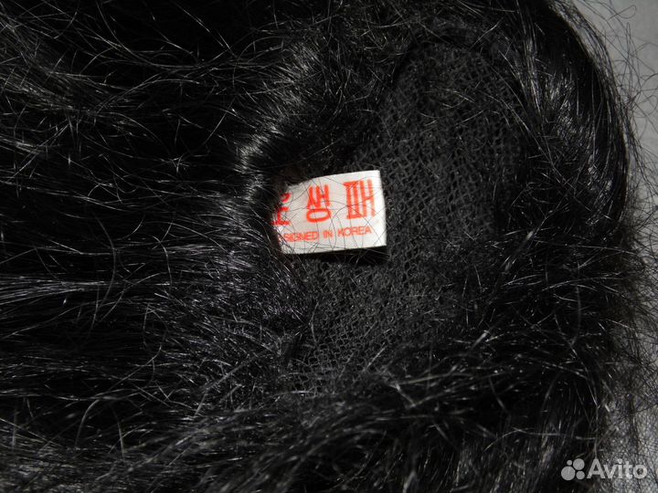 Шиньон черный