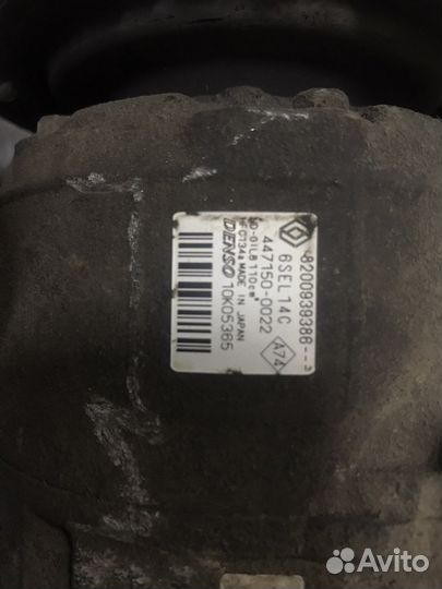 Компрессор кондиционера renault megane 3