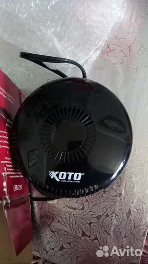 Тепловентелятор с функцией обдува для автомобиля