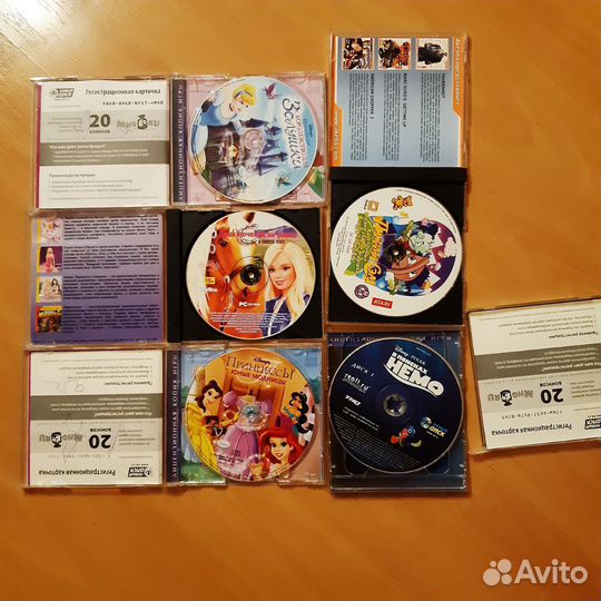 Диски с играми Disney