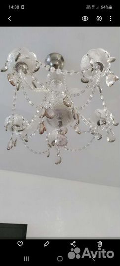Люстра хрустальная