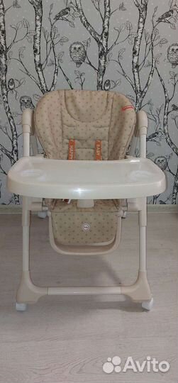 Детский стульчик для кормления happy baby