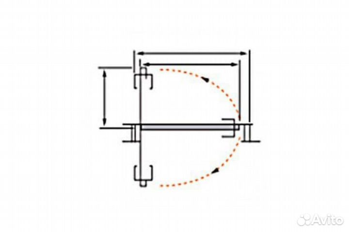 Комплект swing для двери высотой 2100мм и шириной