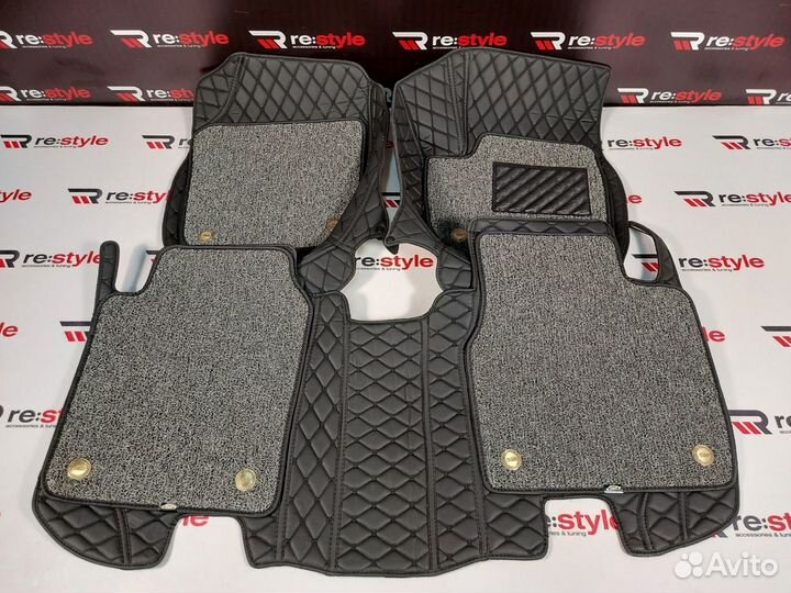 Ковры салона 3D Honda Fit с 2014 г H1582