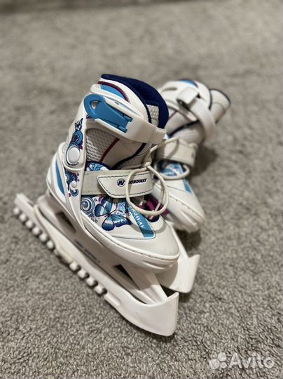 Коньки детские раздвижные nordway 26-30