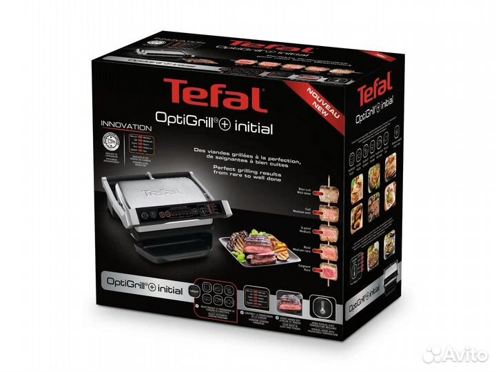 Электрогриль Tefal OptiGrill+ GC706D34 Новый
