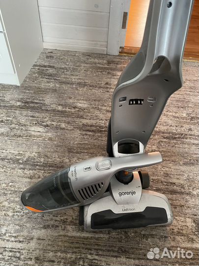 Пылесос gorenje li-iontech 21.6v беспроводной