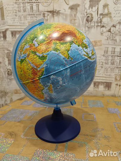 Глобус 25 см диаметр новый