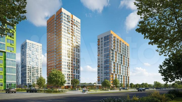 2-к. квартира, 62,5 м², 16/25 эт.