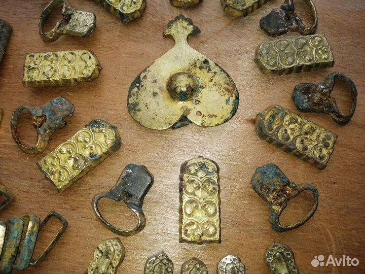 Сбруйный набор 12-13в, позолочен