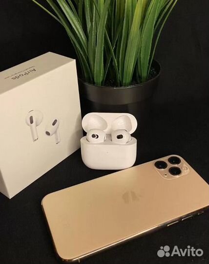 Airpods 3 Premium+ (Гарантия+Доставка)